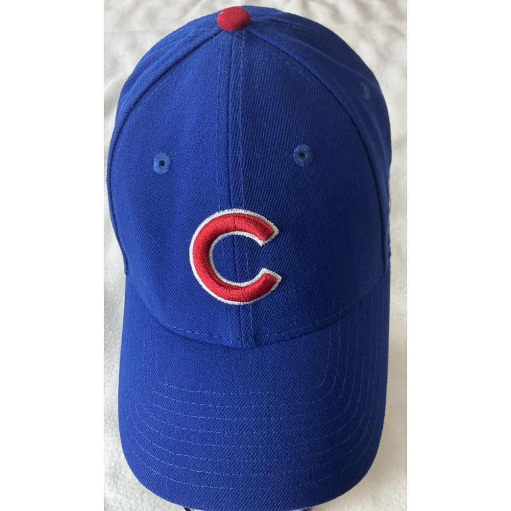 Chicago Cubs New Era Mens Blue Adjustable Back MLB Baseball Hat Cap‎ Cubbies